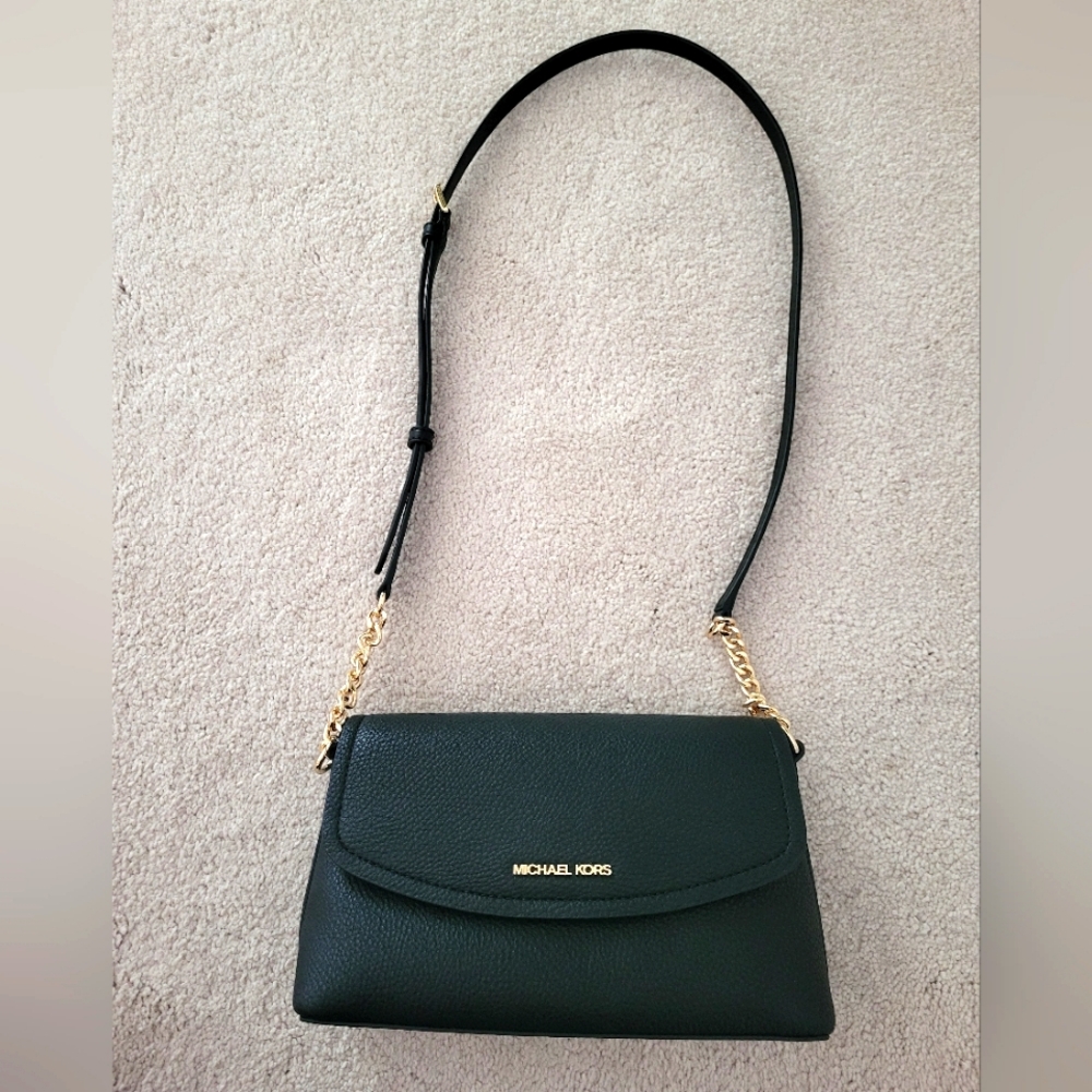 Michael Kors Leather Flap Crossbody